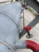 Settle Refrigeration Inc Horizontal Ammonia Receiver ( 36in. X 166in. 730 Gallons)