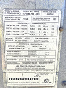 Hussmann Vertical Condenser Model No: DLD0540L4M134CC.