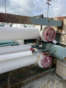 Recirculador de amoníaco vertical York International VRP-54 (54 pulgadas x 149,5 pulgadas, 1834 galones. (2) bombas de 3 HP.)