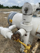 Tambor de compensación de amoníaco horizontal Vilter (26 x 83 pulgadas, 190 galones)