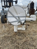 Tambor de compensación de amoníaco horizontal Vilter (26 x 83 pulgadas, 190 galones)