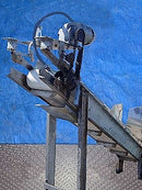 Shop-Built Elevated Conveyor with Cleated Belt Not Specified