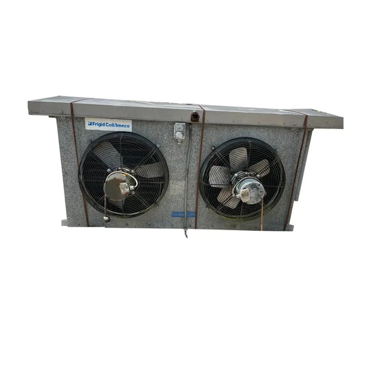 Imeco USB 35L-264H Ammonia/Freon Evaporator Coil- 5.55 TR, 2 Fans (Low/Medium Temperature)