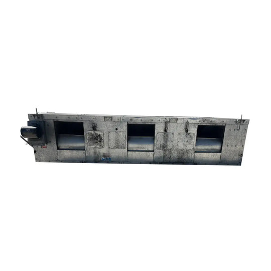 Krack CPC-448-4-RBF-22-HGU-LH-7.5 Ammonia Evaporator Coil- 3 Fans