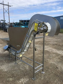 Stainless Steel 4 Inch Wide Elevator Conveyor