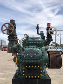 Mycom N62B 8-Cylinder Reciprocating Compressor Package (100 HP 230/460 V, Belt Driven)