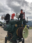 Mycom N62B 8-Cylinder Reciprocating Compressor Package (100 HP 230/460 V, Belt Driven)