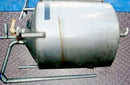 Stainless Steel Cone Bottom and Closed Top Mix Tank- 100 Gallon Genemco