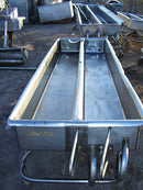 Stainless Steel Dual Compartment Cop Wash Tank Not Specified