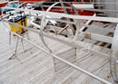Stainless Steel Ladder with Safety Cage Not Specified