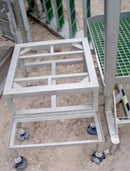 Stainless Steel Platform with Adjustable Seat Not Specified