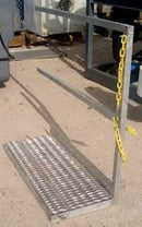 Stainless Steel Platform with Guard Rails Not Specified