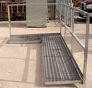 Stainless Steel Platform with Guard Rails Not Specified