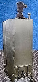 Stainless Steel Rectangular Mix and Blend Tank- 250 Gallon Genemco