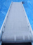 Stainless Steel Rectangular Tank with Dewatering / Elevator Conveyor - 550 Gallon Not Specified