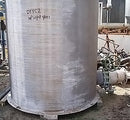 Stainless Steel Single Shell Vertical CIP Tank- 1500 Gallon Genemco