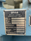 Frick RWB-II-222B Rotary Screw Compressor Package (Frick TDSH 233L, 200 HP 460 V, Johnson Controls Micro Control Panel)