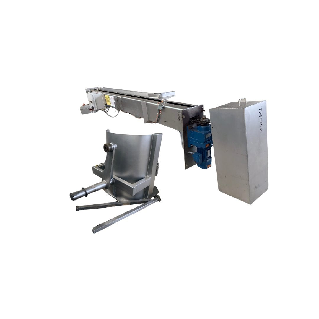 Just Shipped: Custom Metalcraft, Inc. Column Lift Barrel Dumper