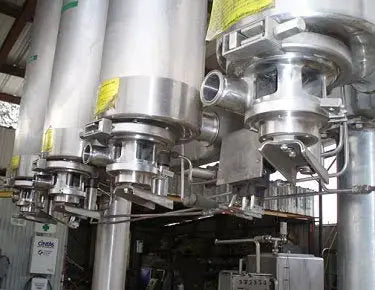 Intercambiadores de calor de superficie raspada Alfa Laval Contherm Modelo: 6 x 9