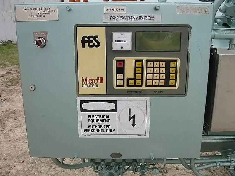 FES 775 / 320SU Rotary Screw Compressor Package (Mycom 320 SU, 10 HP 208-230/460 V, FES Micro Control Panel)