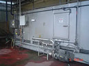 Girton Pallet Washer Model CW10PS and 1997 Pasco Series 5000 Pallet Dispenser / Stacker System