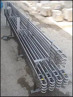 Feldmeier Tubo Triple de Acero Inoxidable HTST - 40 Tubos