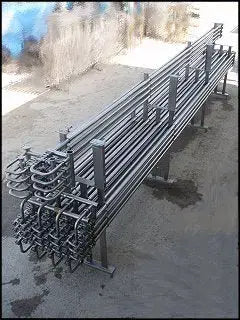 Feldmeier Tubo triple de acero inoxidable HTST - 76 tubos