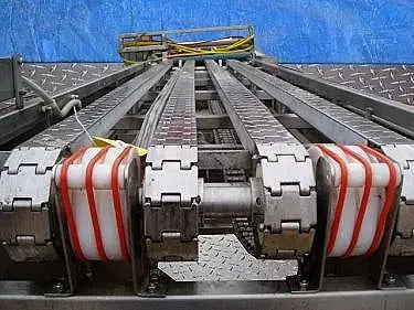 Transportador de correa de acero inoxidable Raque