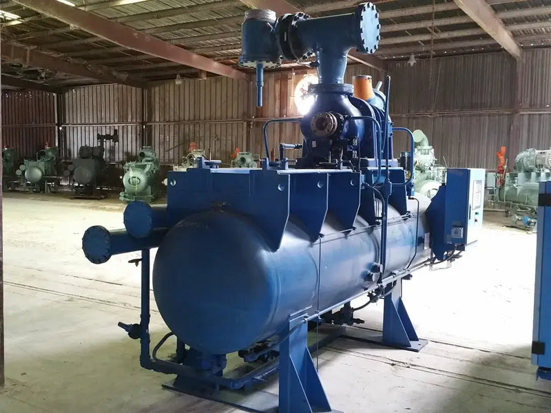 GEA 565GL Rotary Screw Compressor Package (GEA Y-52, MISSING MOTOR, GEA Micro Control Panel)