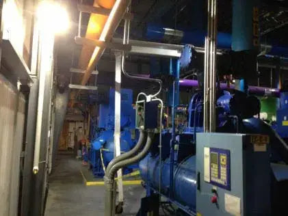 GEA 565GL Rotary Screw Compressor Package (GEA Y-52, MISSING MOTOR, GEA Micro Control Panel)