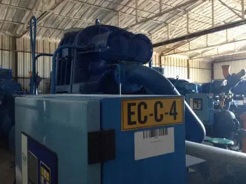 GEA 565GL Rotary Screw Compressor Package (GEA Y-52, MISSING MOTOR, GEA Micro Control Panel)