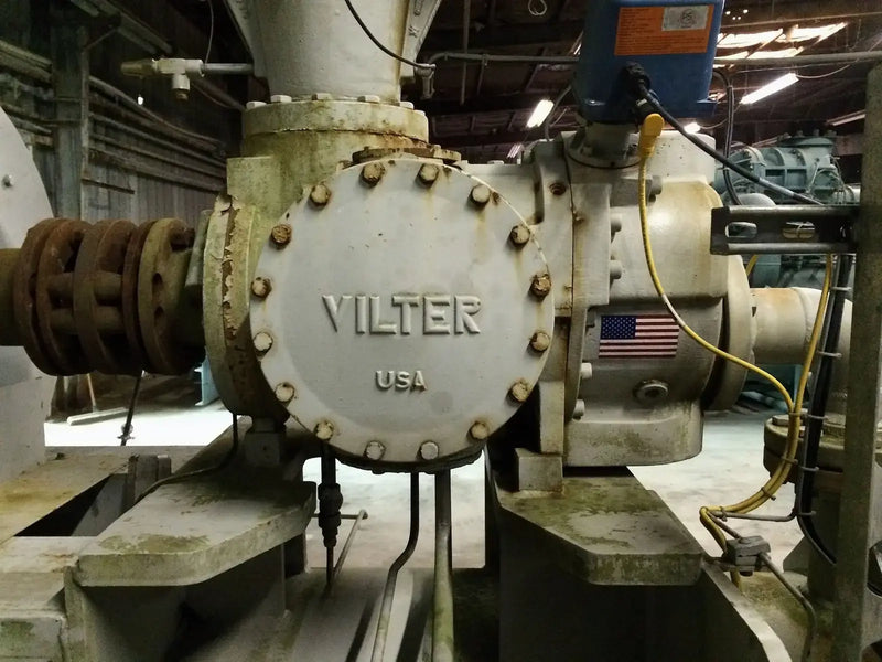 Paquete de compresor de tornillo rotativo Vilter VSG501VVRGHNECRC (Vilter VSG501, motor faltante, panel de microcontrol)