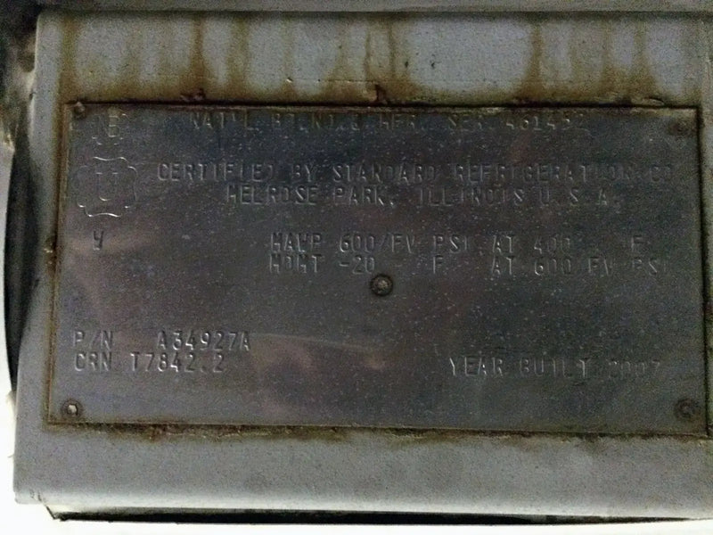 Paquete de compresor de tornillo rotativo Vilter VSG501VVRGHNECRC (Vilter VSG501, motor faltante, panel de microcontrol)