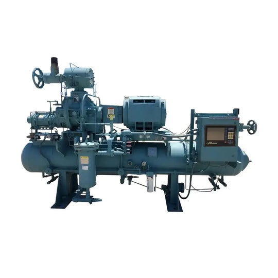 Paquete de compresor de tornillo rotativo Frick RWB-II-60-E (Frick TDSH163S, 150 HP 230/460 V, panel de control Frick Micro)