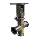 Válvula de compresión de tornillo de acero inoxidable de 3 vías