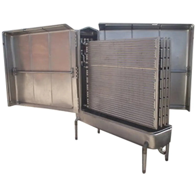 Enfriador de placa de gabinete de acero inoxidable Mojonnier