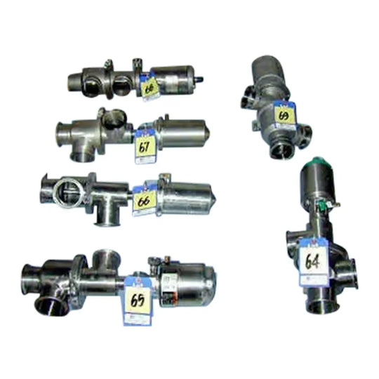 Válvula actuadora de 3 vías de acero inoxidable