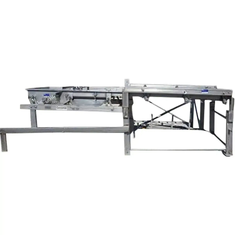 Commercial Mfg. &amp; Supply Co. Transportador de cribado vibratorio de acero inoxidable