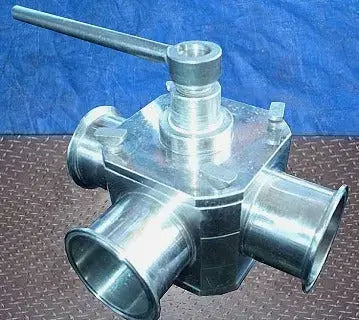 Válvula de obturador de acero inoxidable de 3 vías Alfa Laval Koltek