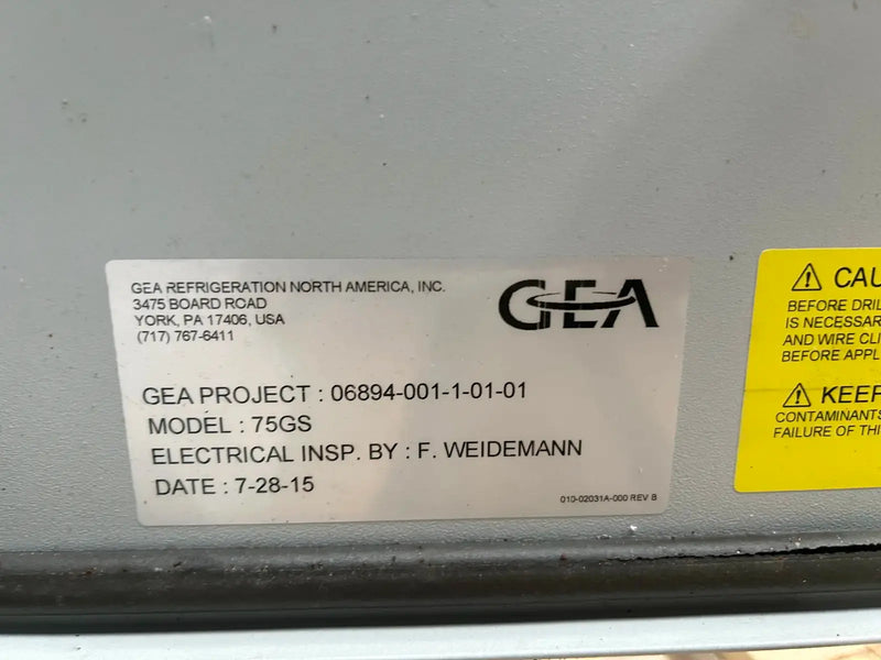 Panel de microcontrol del compresor de tornillo GEA OMNI