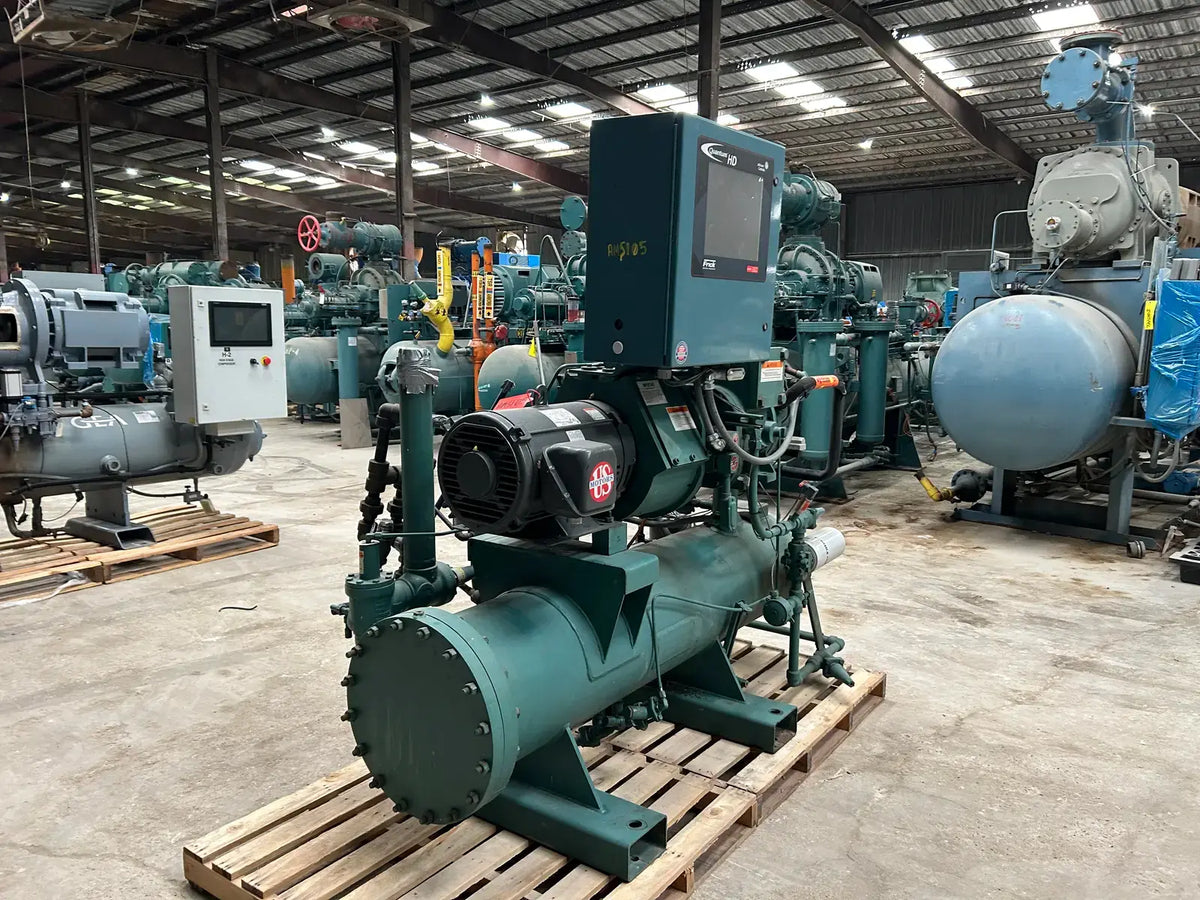 Frick RXF-39 Rotary Screw Compressor Package (Frick XJF120L, 40 HP 230