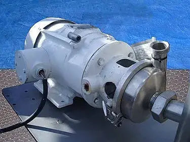 APV/Crepaco Centrifugal Pump with Stainless Steel Feed Hopper