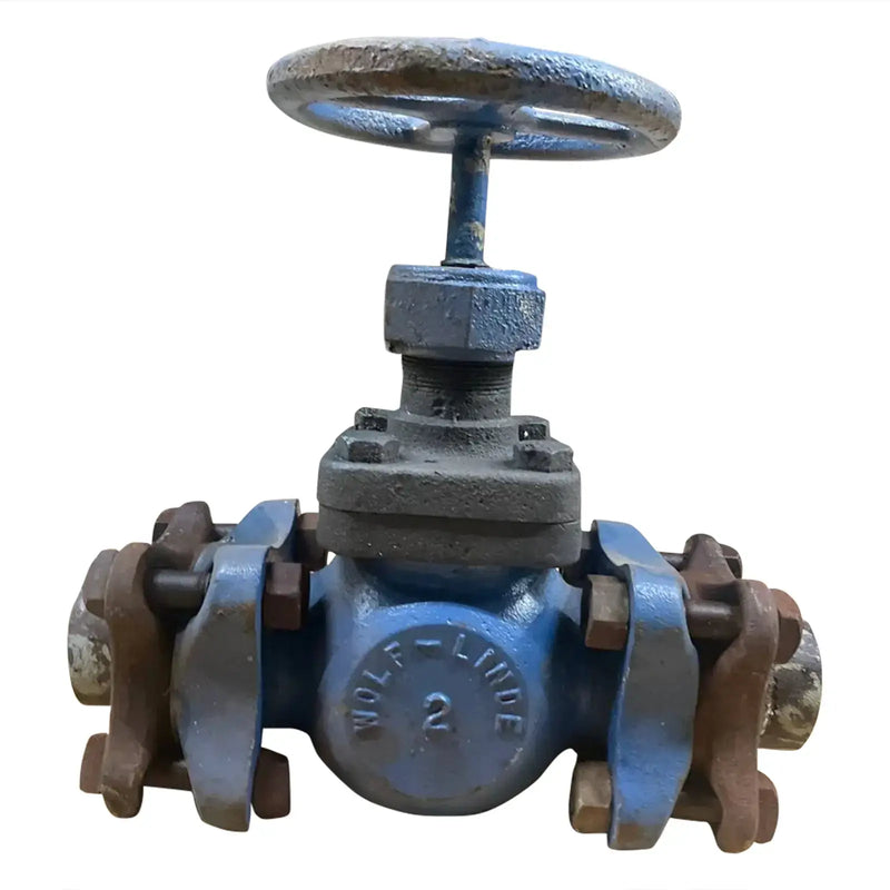 Wolf-Linde 5847 Globe Shut-Off Valve with Flanges (2")