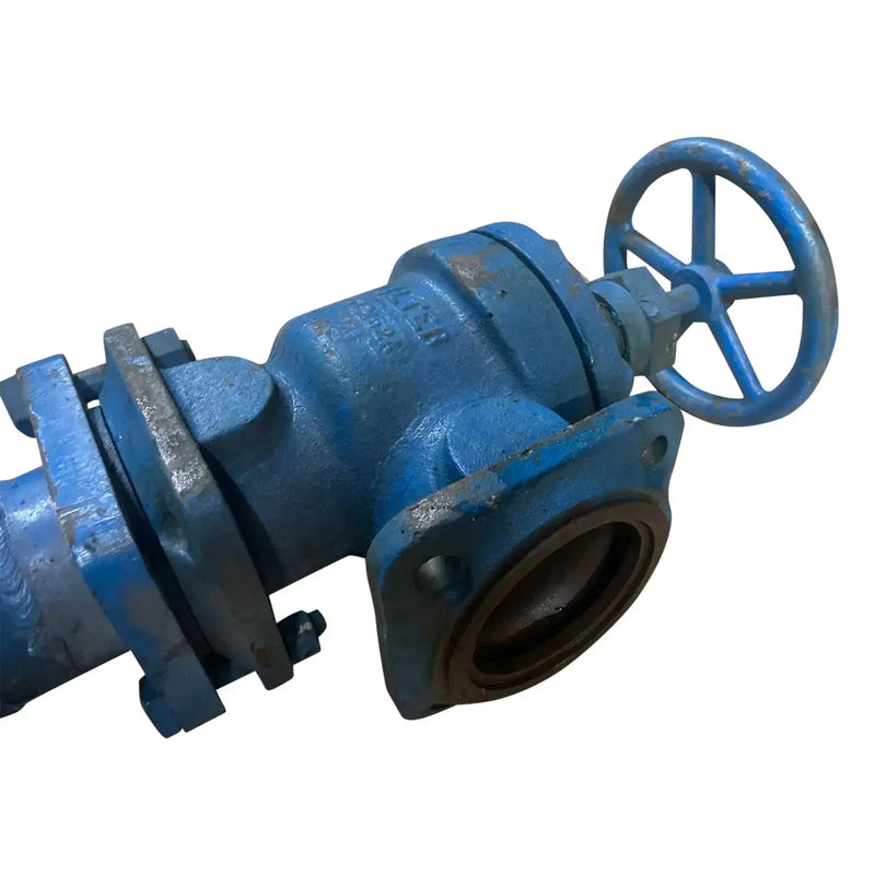 Vilter K12152A Angle Shut-Off Valve with Flanges (4")