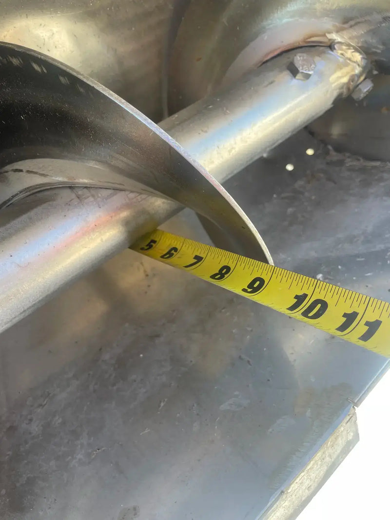 Sinfín de tornillo de acero inoxidable (156 x 9 pulgadas)