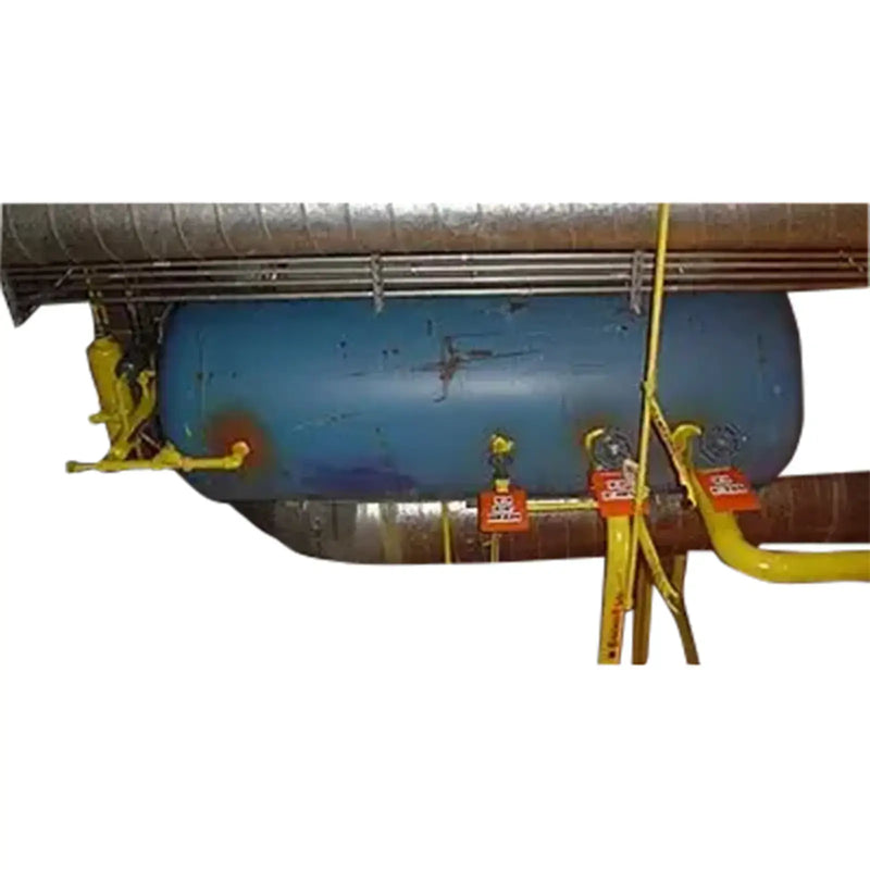 Receptor horizontal termosifón RVS de 42 pulg. x 10 pies.