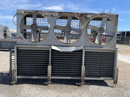 Imeco Plate Fin Coil Ammonia Evaporator Coil - 3 Fans