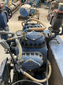 Compresor alternativo Mycom N8A de 8 cilindros (75 HP, 460 V, accionado por correa)