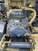 Paquete de compresor alternativo Mycom N6A de 6 cilindros (50 HP, 460 V, accionado por correa)