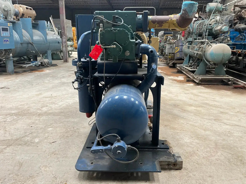 Frick RXB-50 Rotary Screw Compressor Package (Frick XJS120S, 125 HP 460 V, Micro Control Panel)